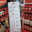 Aldeepo 4-Way Power Surge Extension with USB - 2