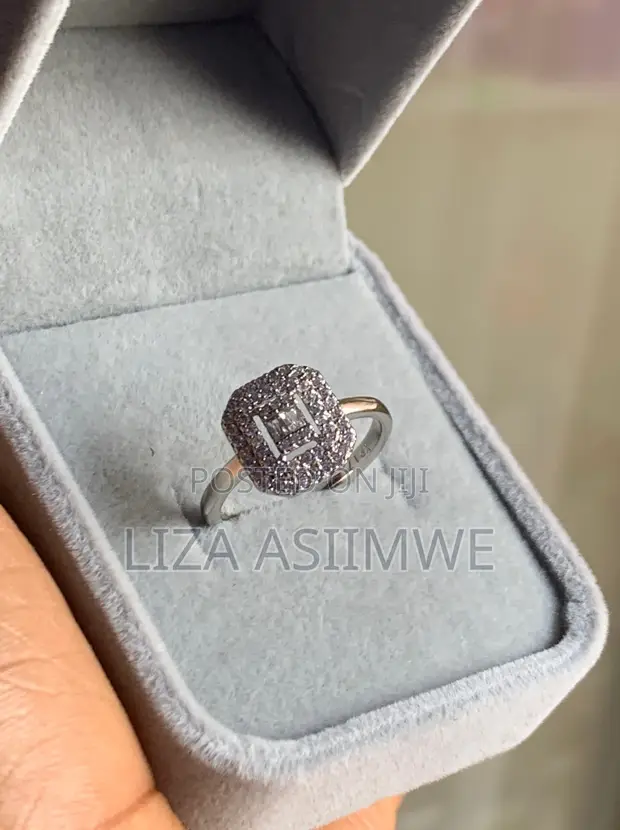 Engagement Ring with Double-Halo Setting - 1
