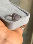 Engagement Ring with Double-Halo Setting - 2