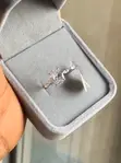 Engagement Ring with Marquise-Cut Side Stones - 2