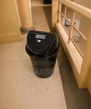 Kenpoly 50L PVC Plastic Dustbin with Lid