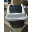 30L Plastic Trash Bin with Lid - Push-Top - 5