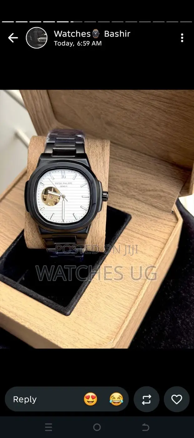 Patek Philippe Black Mechanical Watch - 1