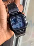 Casio World Time AE-1200 Digital Watch - Black - 5