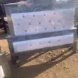 5x6 Gray Bed Frame - 1