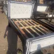 4x6 White Button Bed Frame - 2