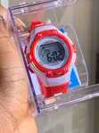 Digital Sports Watch for Kids - Red & White - 5