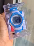 Children's Digital Sports Watch - Blue & White - 2