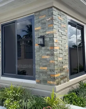 Gray and Cream Slate Stones