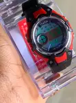 Children's Digital Sports Watch - Black & Red - 4