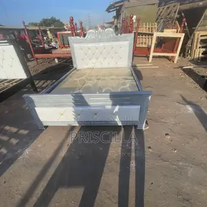 5x6 Gray Bed Frame - Brand New