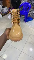 Timberland Shinny Brown Boots - 4