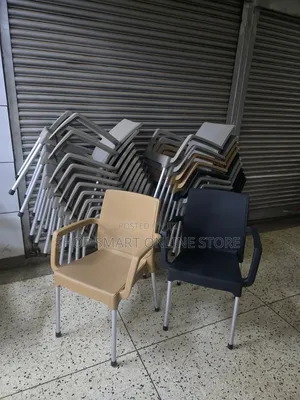 Brand New World Industries Plastic Chairs with Arms