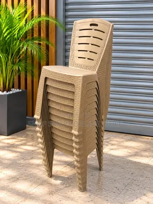 Golden Plastic Chairs (1 Pc)