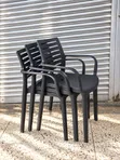 Set of 3 Brand New Plastic Chairs - 2