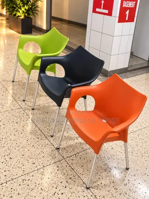 VIP Steel Legs Plastic Chairs with Armrests