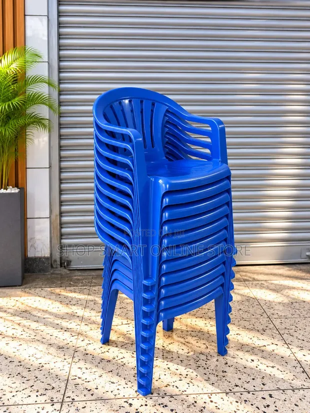 Aerated Back Plastic Chairs - Brand New - 1