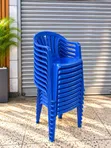 Aerated Back Plastic Chairs - Brand New - 1