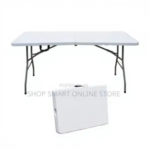 World Industries Folding Plastic Table (6 People)