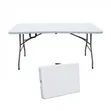 World Industries Folding Plastic Table (6 People) - 1