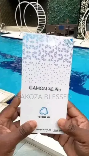 New Tecno Camon 40 Pro 5G 256GB Black