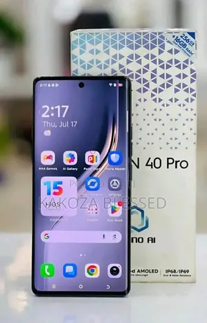 New Tecno Camon 40 Pro 5G 256GB Black
