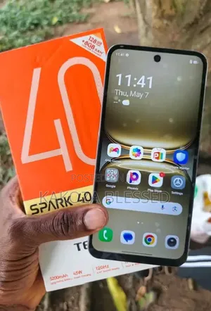 New Tecno Spark 40 128GB Black