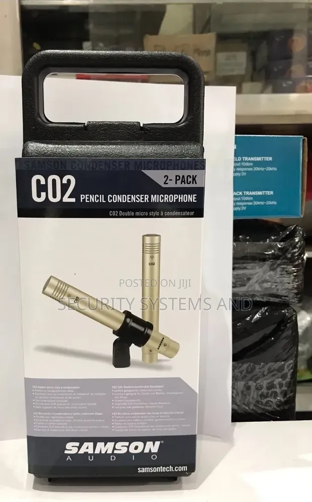Samson C02 Pencil Condenser Microphone - Matched Pair - 1