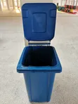 240L Blue Heavy Duty Plastic Dust Bins (Brand New) - 2