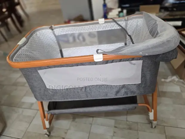 Used Baby Crib - Gray - 1