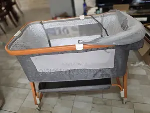 Used Baby Crib - Gray