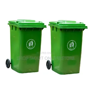 2 Pcs Plastic Dust Bins - Brand New
