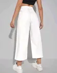 Shein White Cropped Jeans - Brand New - 3