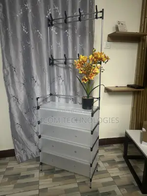 Portable Shoe Rack with Dust Proof Cover