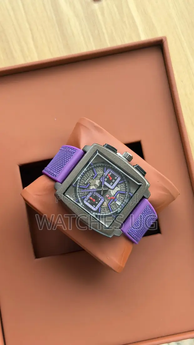Monaco Stylist Watch - Purple - 1