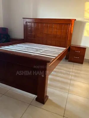 Brand New Tile Bed and Bedside Table Set