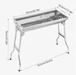Camping Foldable Stainless Steel Charcoal Grill - 3