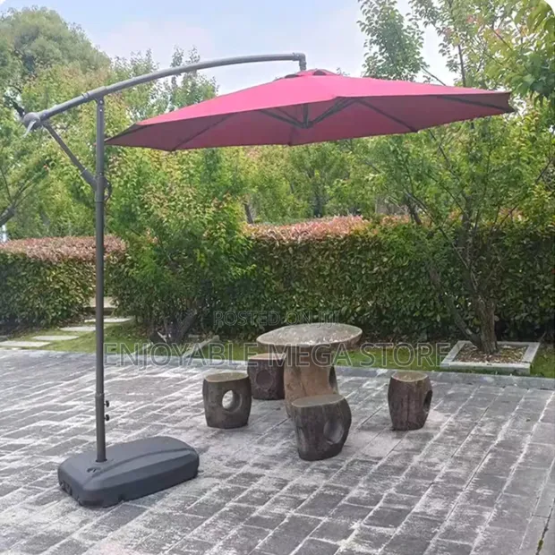 Better Homes & Gardens Outdoor Canopy Umbrella (Red) - 1