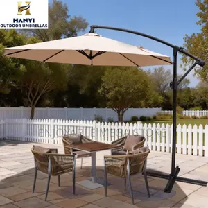Brand New Quality Khaki Garden Umbrella