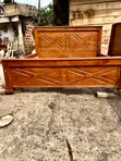 Sprayed Mahogany Colour Bed - 1