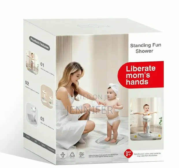 Infant Bath Support Shower Stand - White - 1