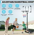 Freestanding Children's Basketball Hoop (243cm Max Height) - 1