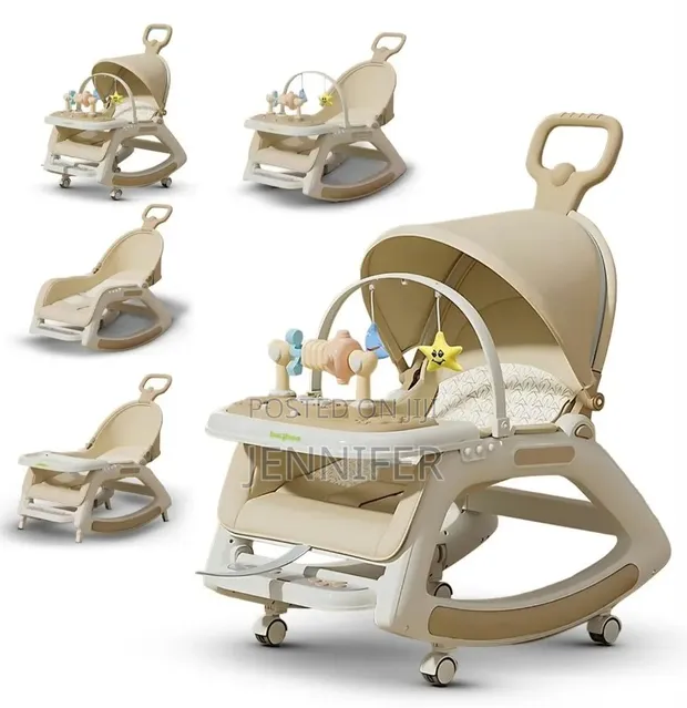 5-in-1 Multi-Functional Baby Chair & Musical Walker - 1