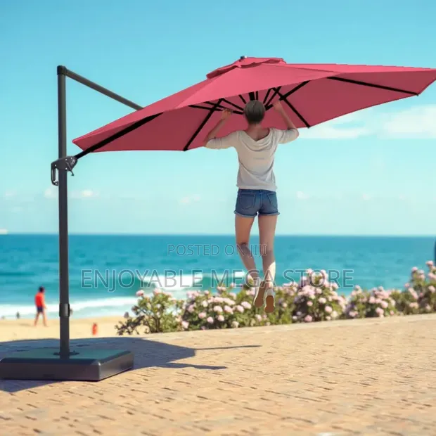 Brand New Heavy-Duty Outdoor Garden Umbrella - 1