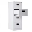 Brand New World Industries File Cabinet - Gray Metal - 1