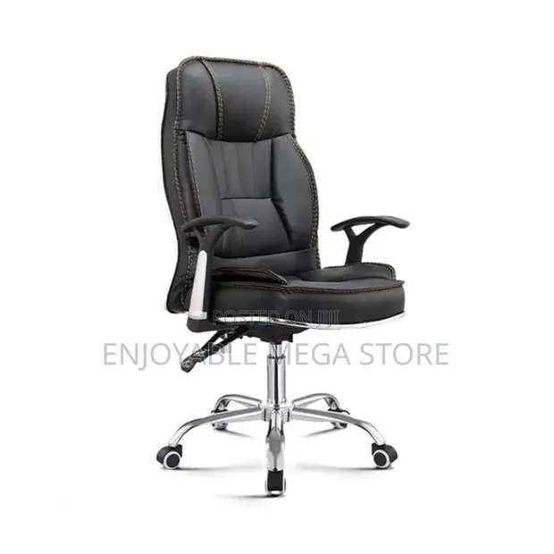 Ergonomic Leather Office Chair - Brand New - 1