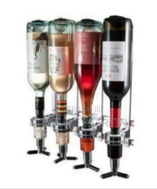 Professional Wall-Mounted Beverage Dispenser Rack - 1