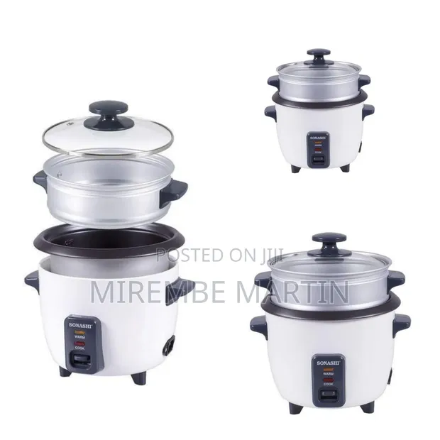 Sonashi 2-in-1 Rice Cooker with Aluminum Steamer - 1
