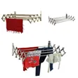Stainless Steel Folding Wall-Mounted Clothes Drying Rack - 1
