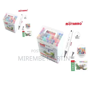 Motarro Quality Dual Tip Markers - 60 Colors